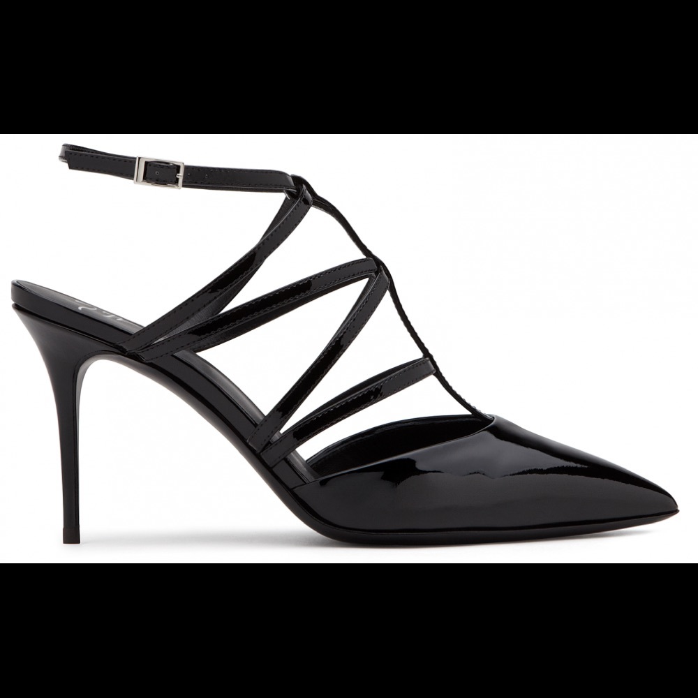 giuseppe zanotti NIB black parent strappy heels - Picture 2 of 11